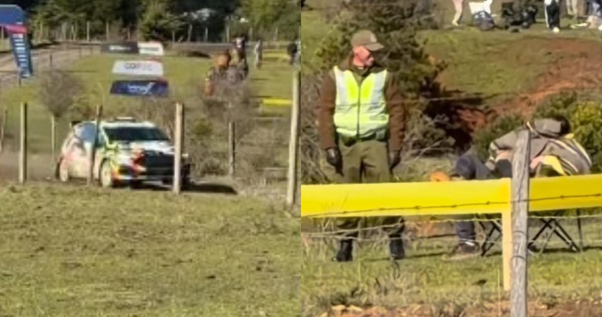 Carabinero y fanático del WRC en video