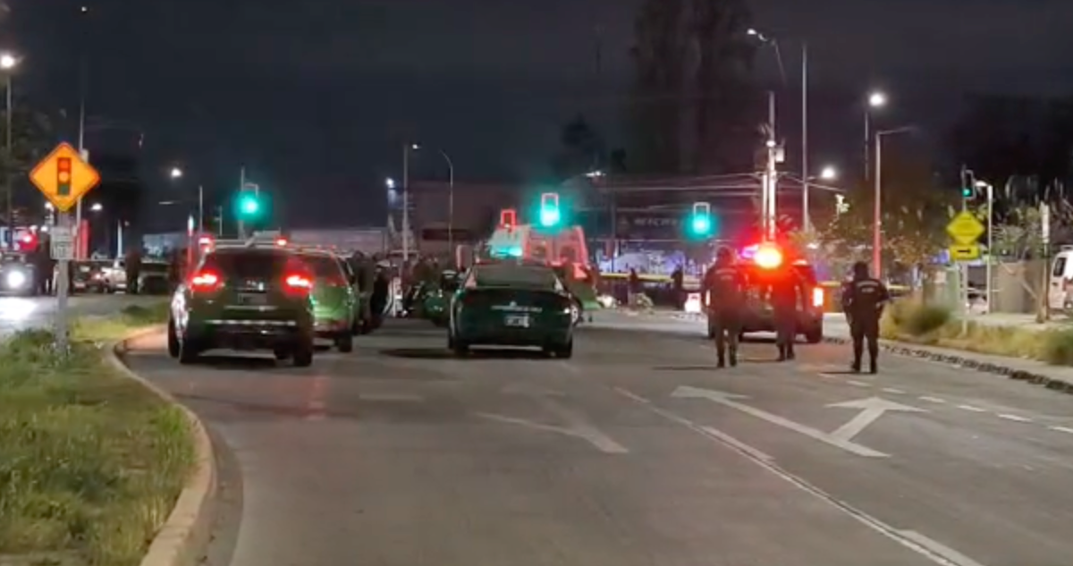 Carabineros da muerte a 2 delincuentes tras persecución con intento de atropello en Cerrillos
