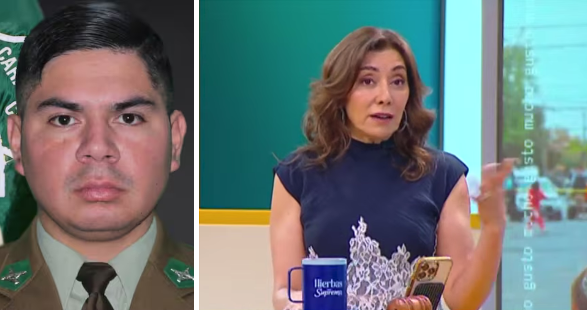 Carmen Gloria Arroyo y carabinero Cristopher Aguilera