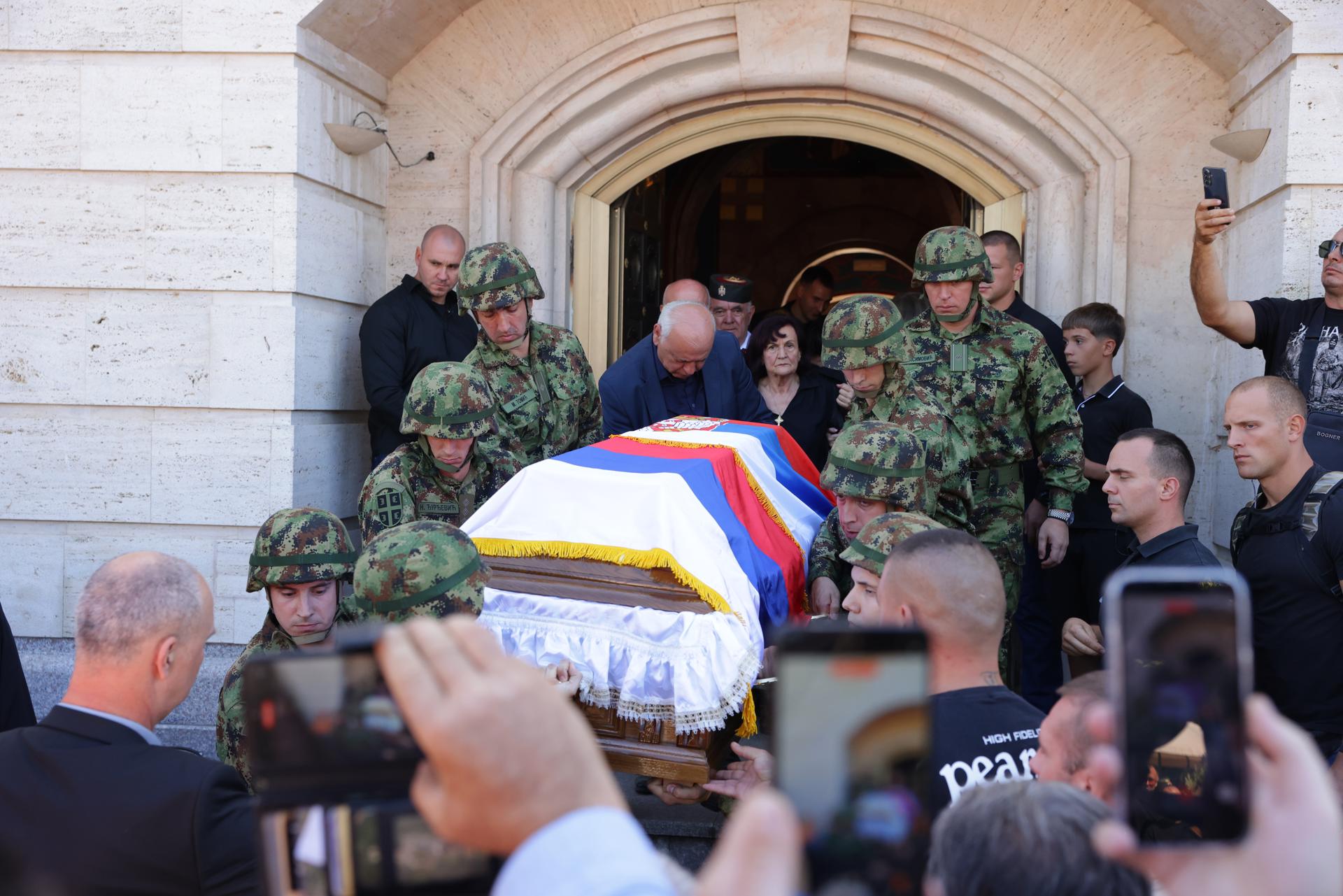Funeral de Ratko Mladic en Belgrado, Serbia