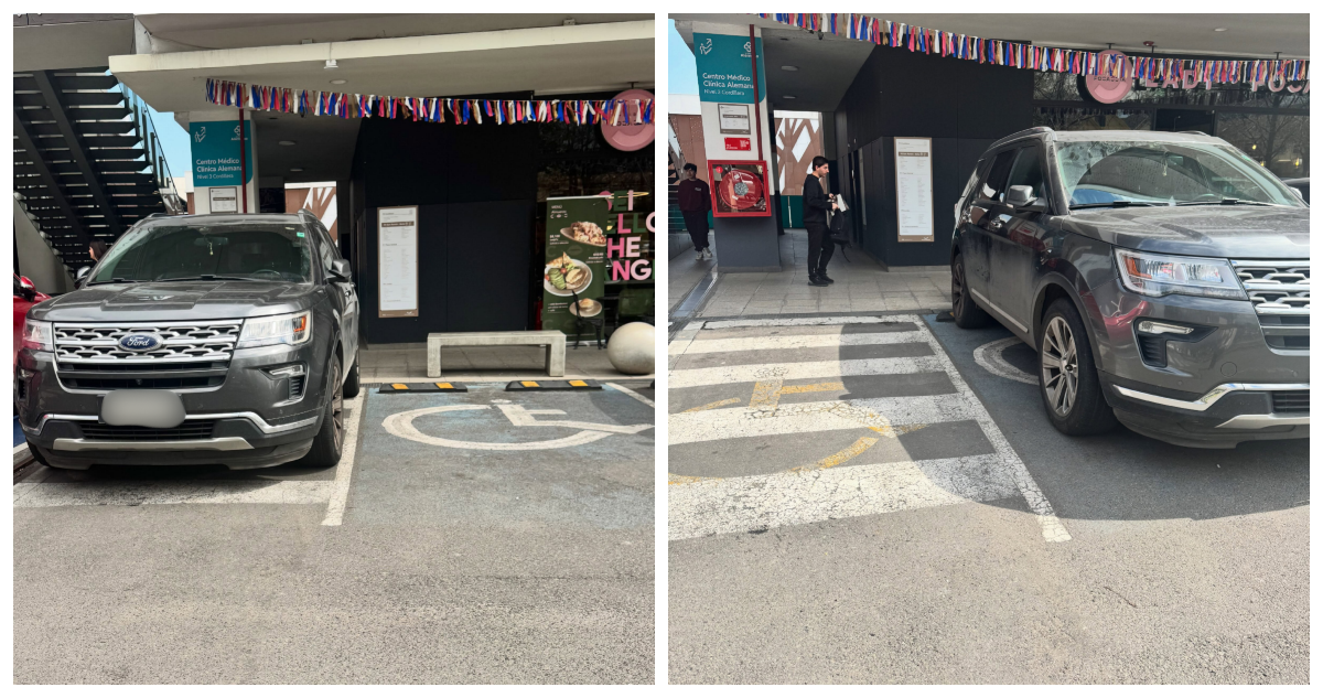"Cero empatía": activista de la discapacidad acusa uso malintencionado de estacionamiento en un mall