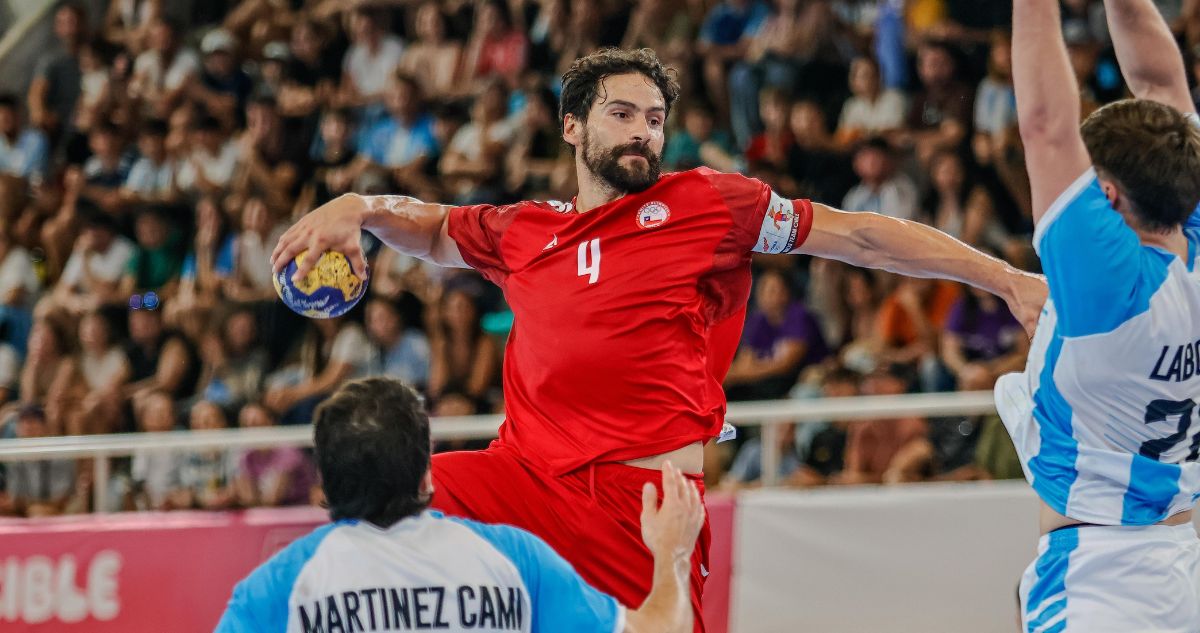 Chile empató con Argentina en duelo final del Balonmano y ganó plata