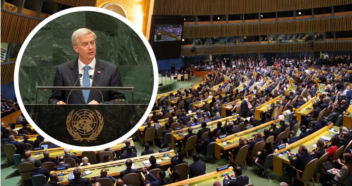 Presidente de Chile, José Antonio Kast, en la Asamblea General de Naciones Unidas.