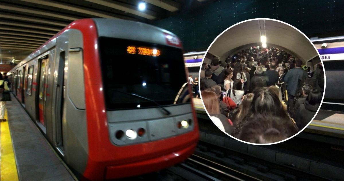 Cierran cinco estaciones de la Línea 4 del Metro por persona en las vías