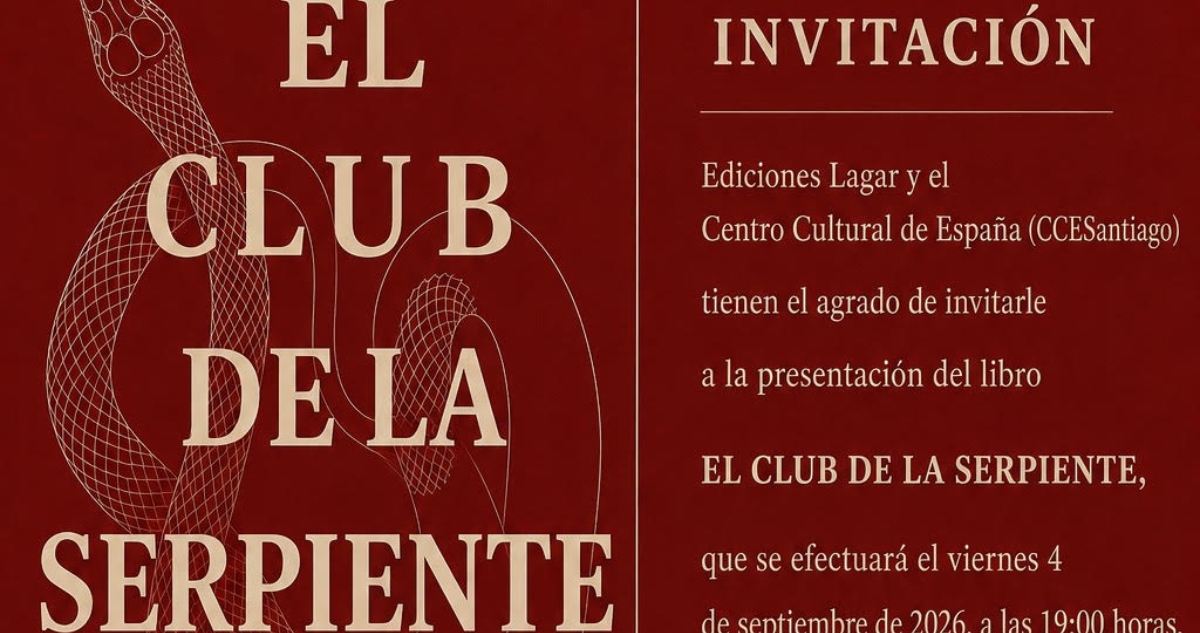 “El club se la serpiente” será presentado este viernes: libro reúnes a escritores de tres generaciones