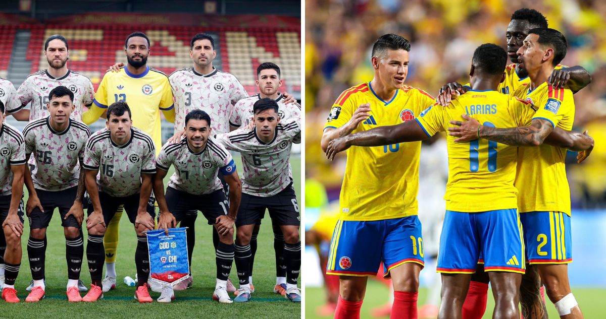 Colombia y Chile jugarán dos amistosos durante noviembre.