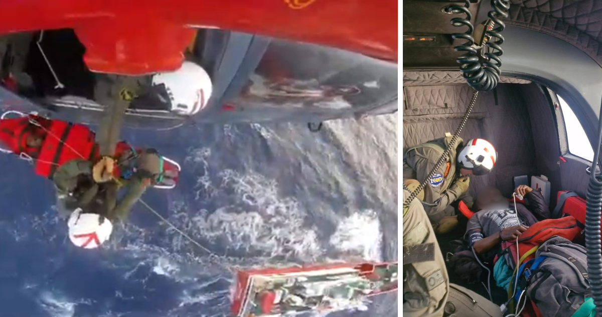 Con buque, helicóptero y avión: Armada evacúa a tripulante angoleño grave a 2 mil km de Valparaíso