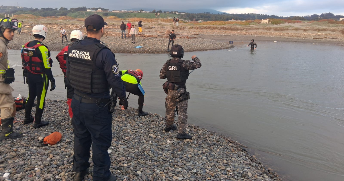 Encuentran muerto a hombre de 33 años al que se le perdió rastro mientras nadaba en el mar de Concón
