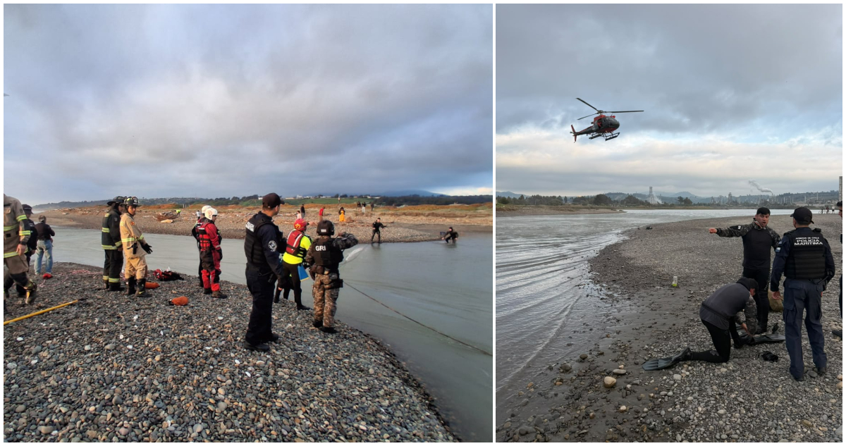 Ingresó a nadar y se le perdió el rastro: Buscan a hombre de 33 años en el mar de Concón