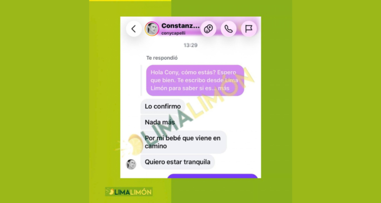 Cony Capelli sobre su relación