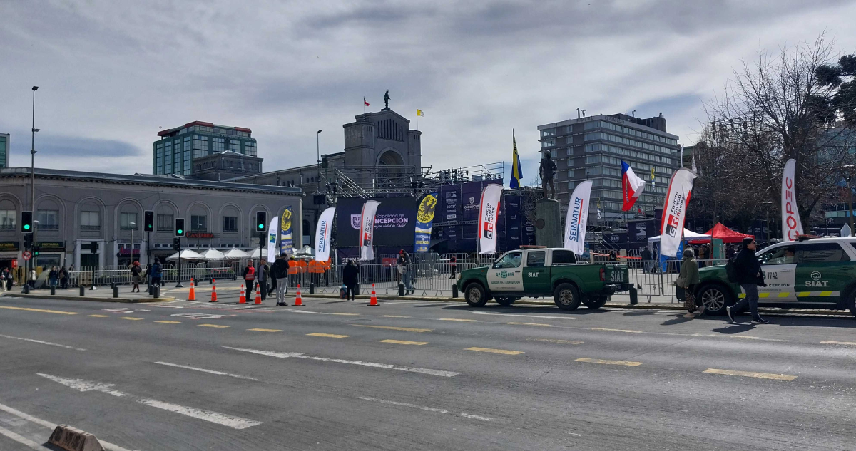 Estos son los desvíos de tránsito que tendrá Concepción por Largada del Rally Chile Bío Bío