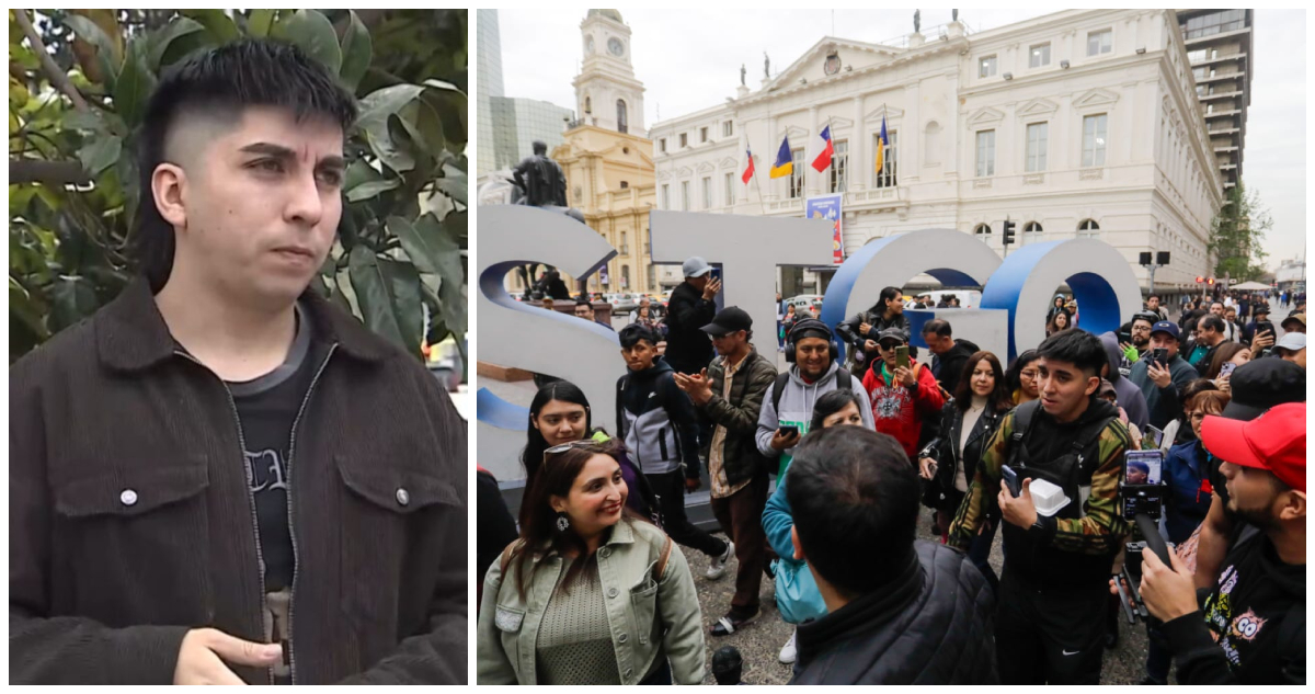 Creadores de contenido repletan Plaza de Armas en rechazo a la agresión al titktoker El Kofran