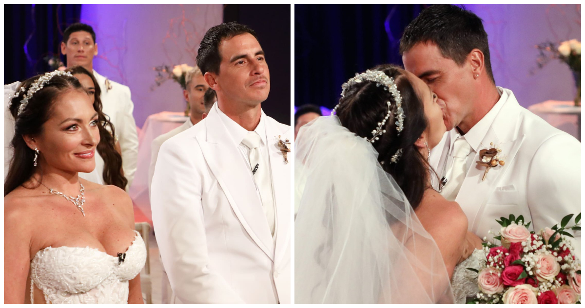 De blanco y con un padrino sorpresa: Paula Pavic y Camilo Huerta celebraron su “boda” en ‘VAL’