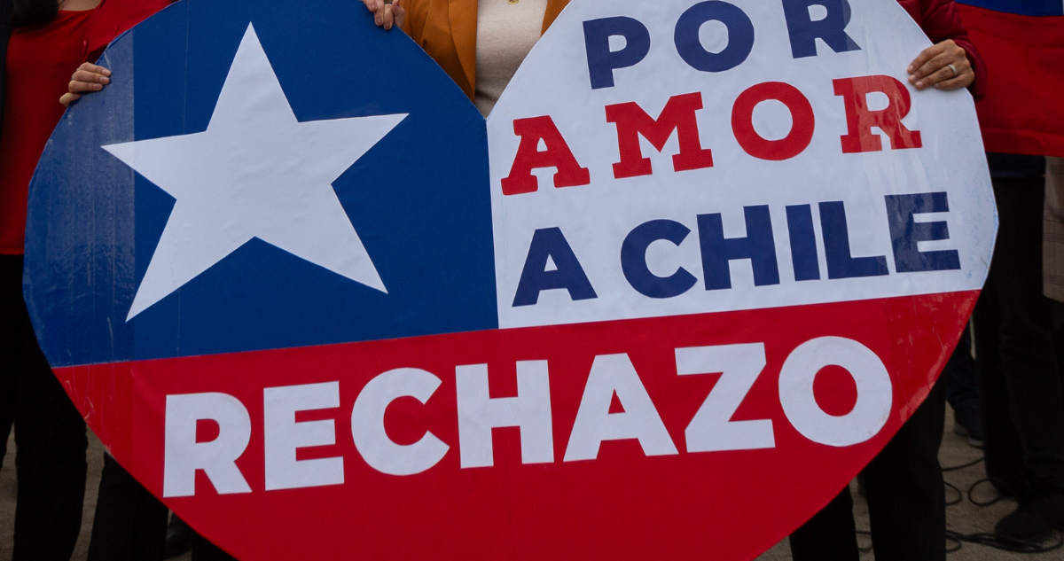 Pancarta del Rechazo