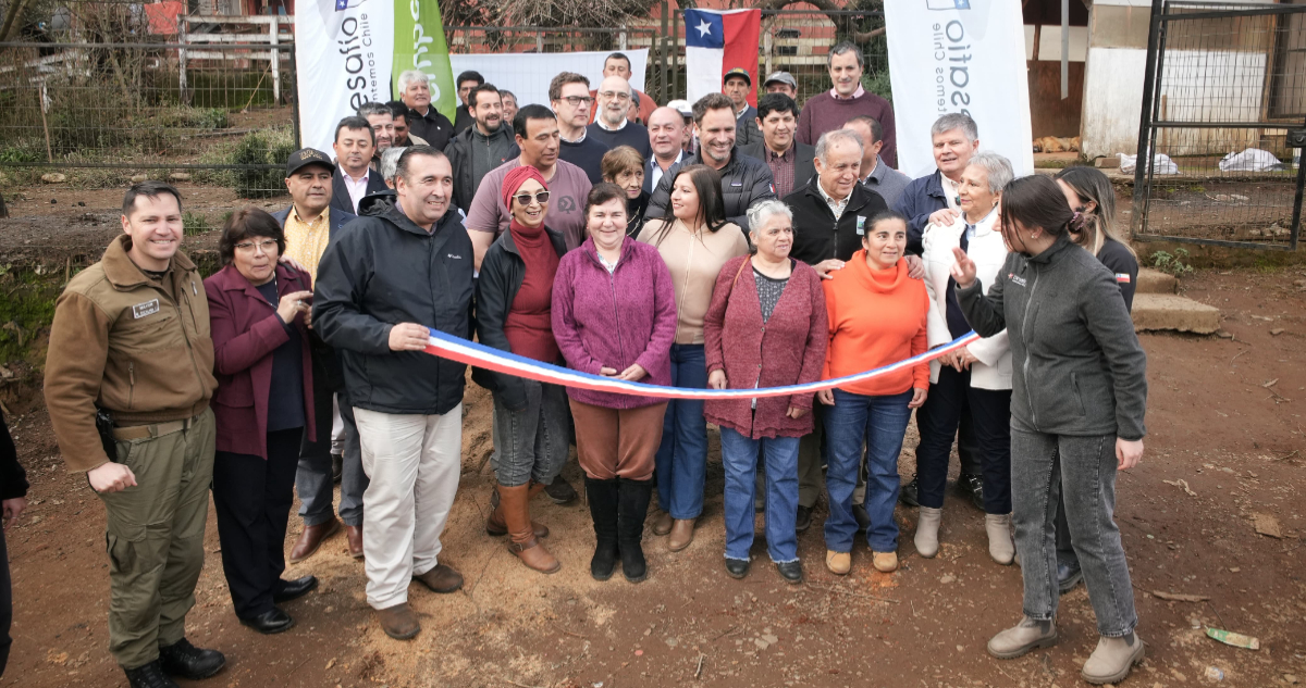 “Desafío Agua Para Chile” da acceso a agua potable a 90 familias de Santa Bárbara
