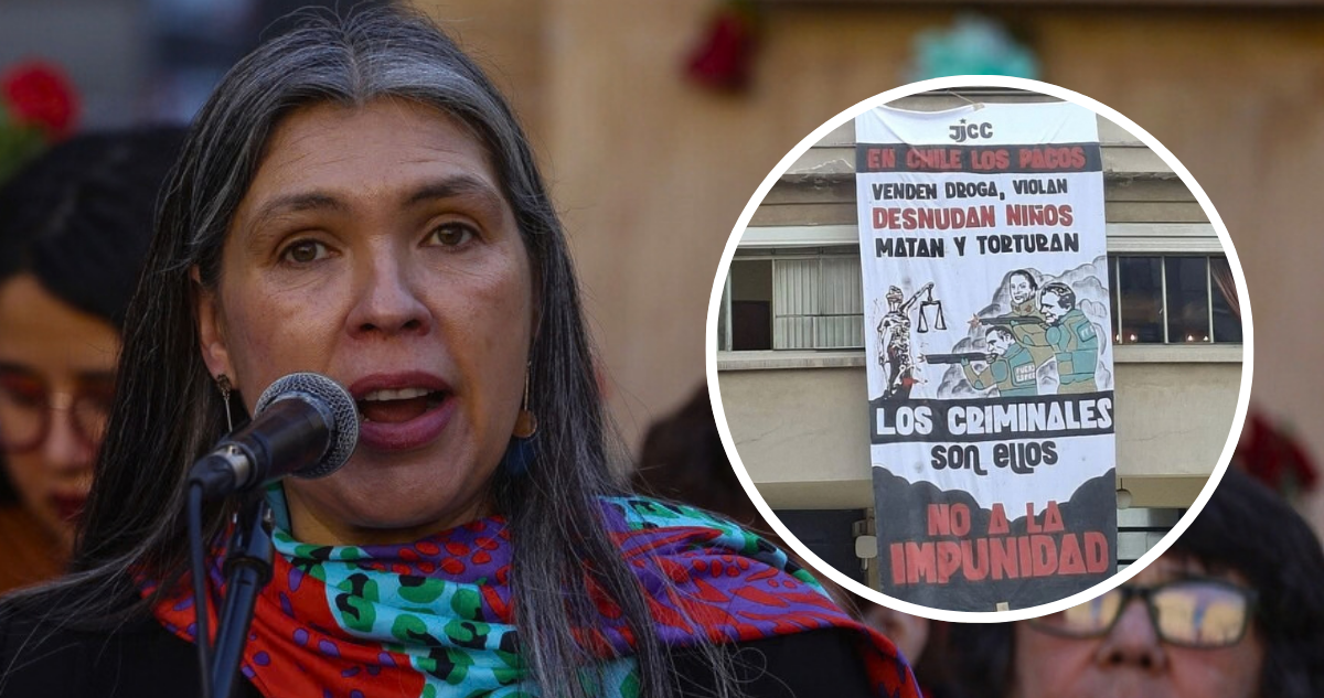 PC descarta provocación por polémico lienzo de las JJ.CC.: “Es no más que eso, un lienzo”