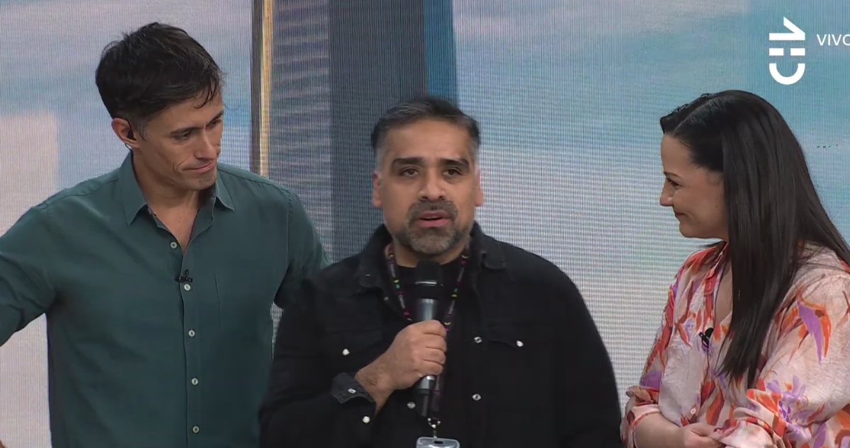 Felipe Cisternas, director de Contigo en la mañana con Roberto Cox y Andrea Aristegui