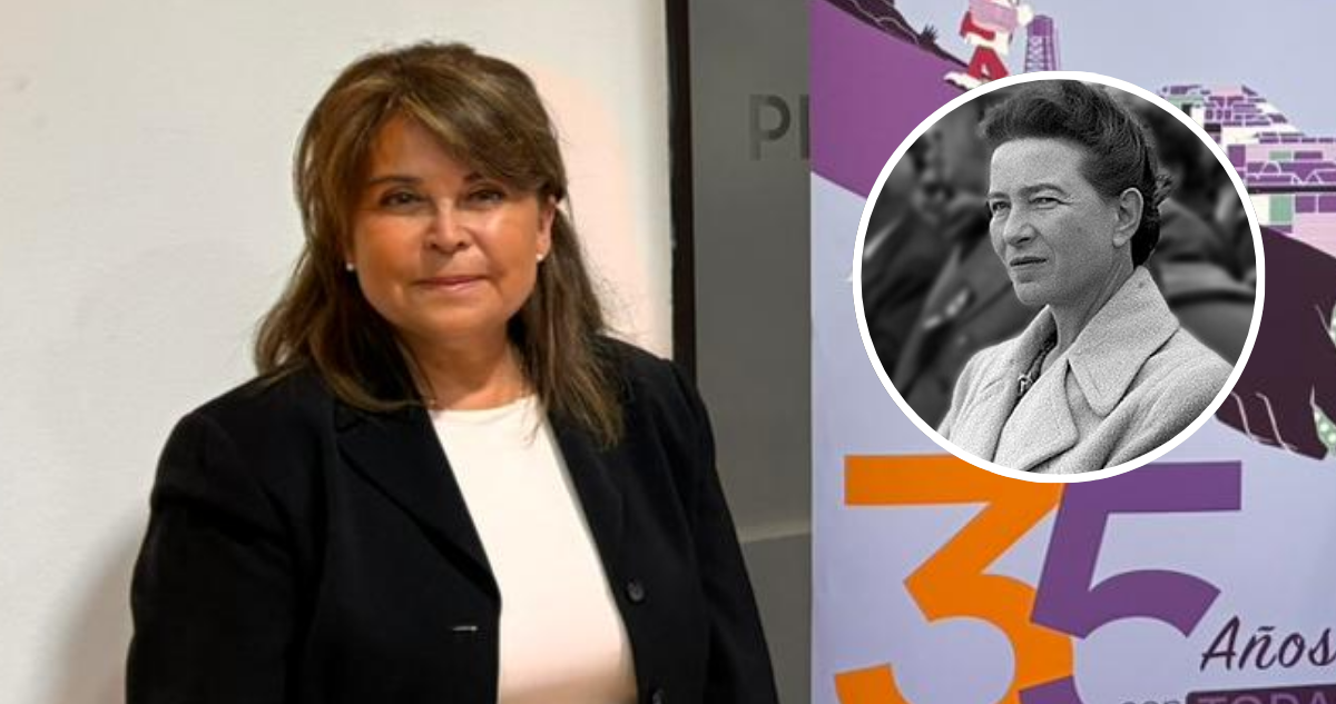 Directora de Prodemu pidió bajar a Simone De Beauvoir de autoras destacadas tras revisar su Wikipedia