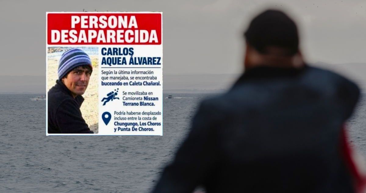 Hallan aletas y un arpón en medio de búsqueda de reconocido buzo extraviado en costa de Atacama
