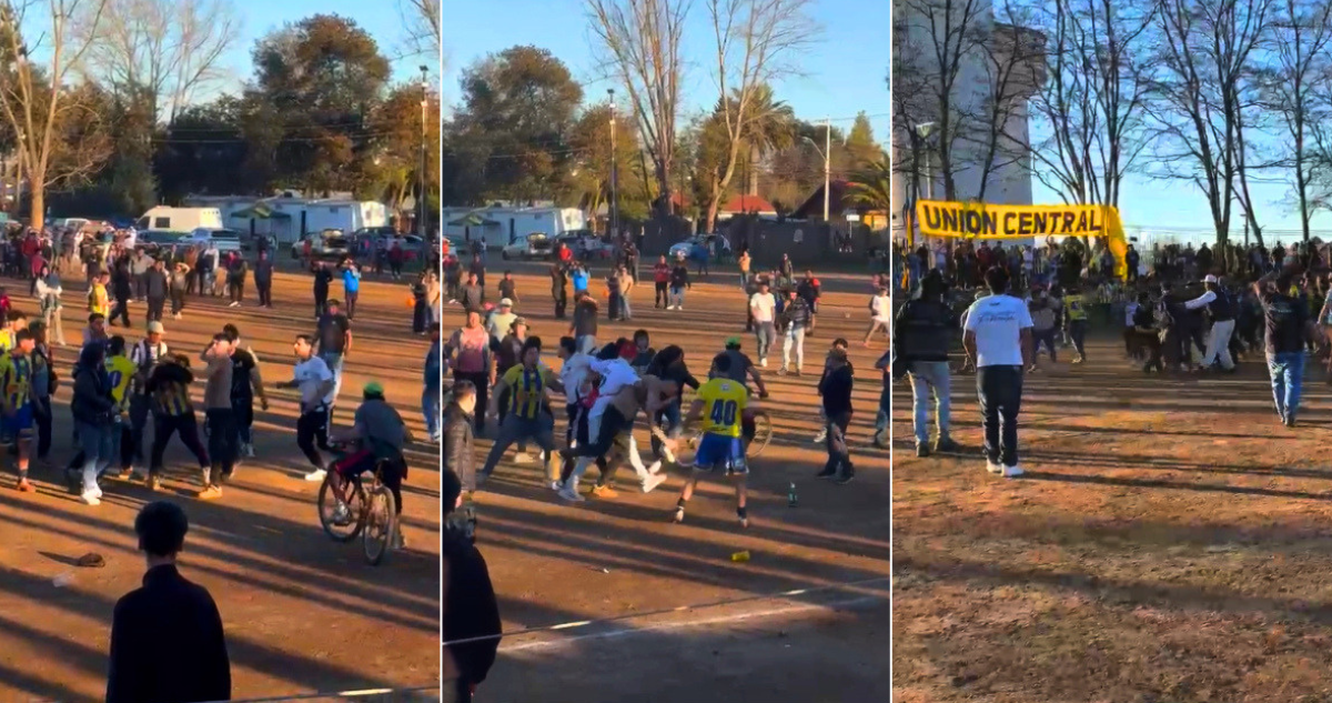 Batalla campal en fútbol amateur deriva en agresión a personal de salud en Bulnes: Anuncian querella