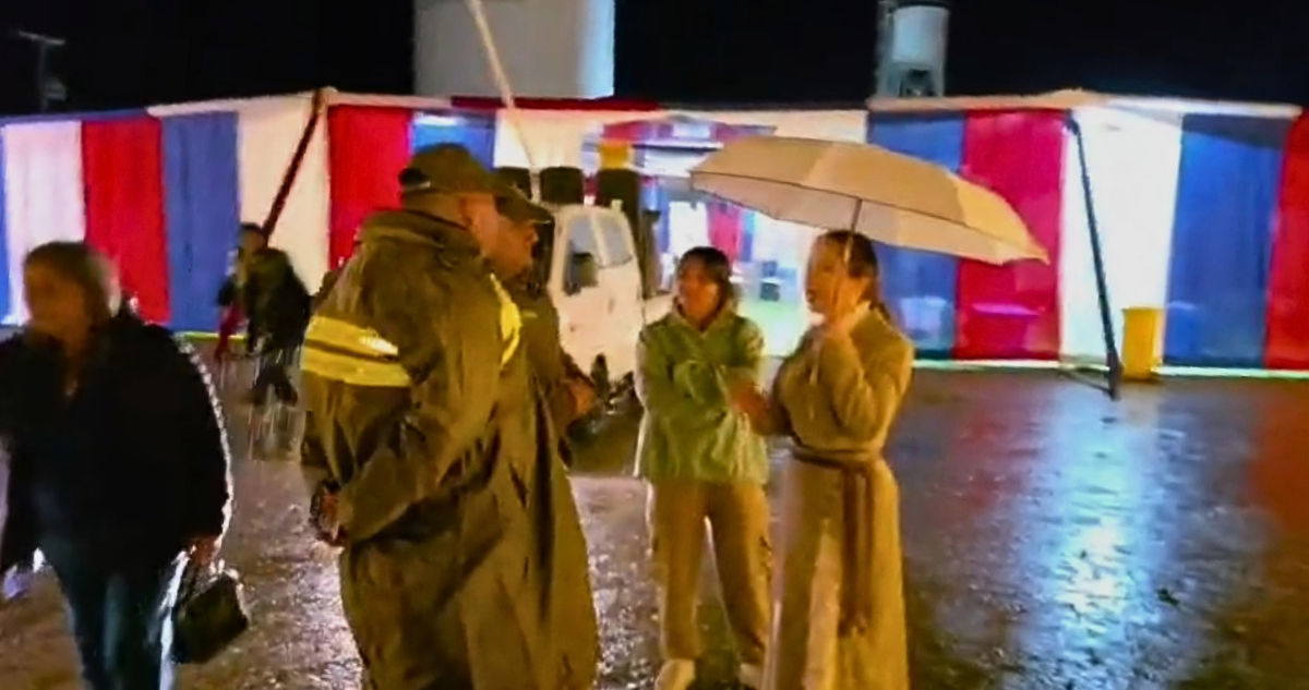 Lluvia y viento suspenden Fiestas Patrias: Cierran ramadas en Sierra Gorda y la Pampilla de San Isidro