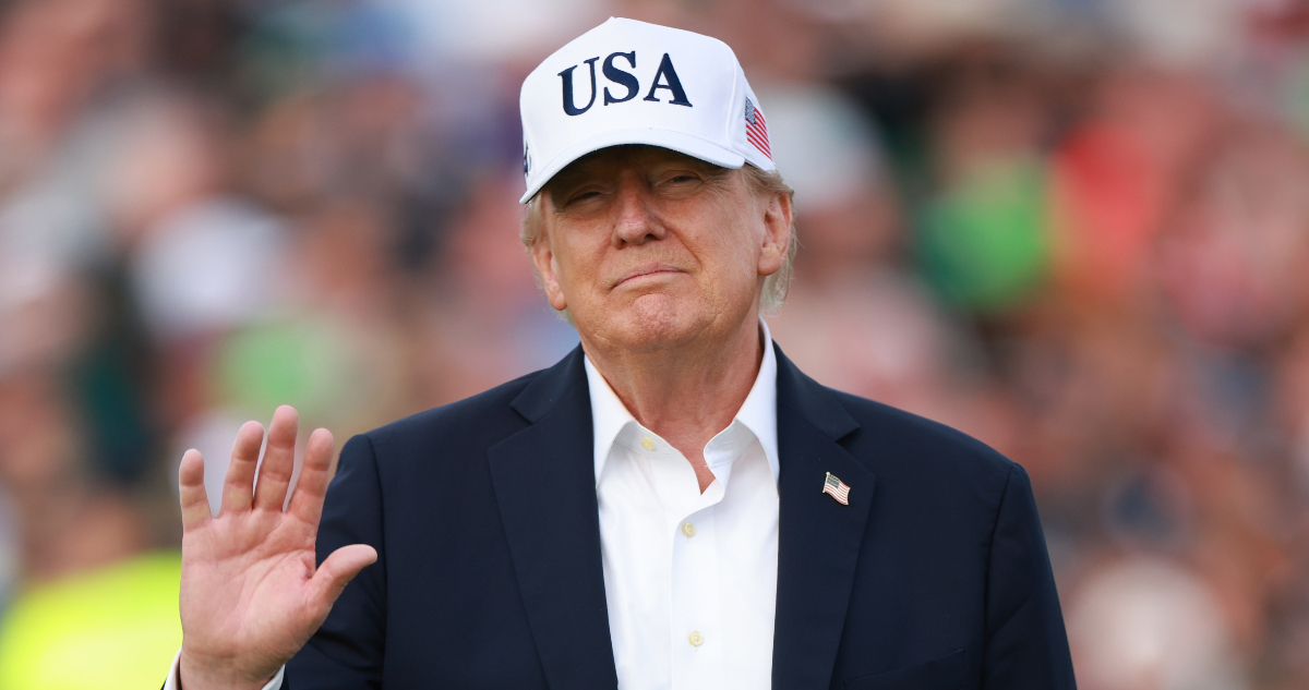 Foto de Donald Trump para ilustrar nota sobre sus dichos por la IA