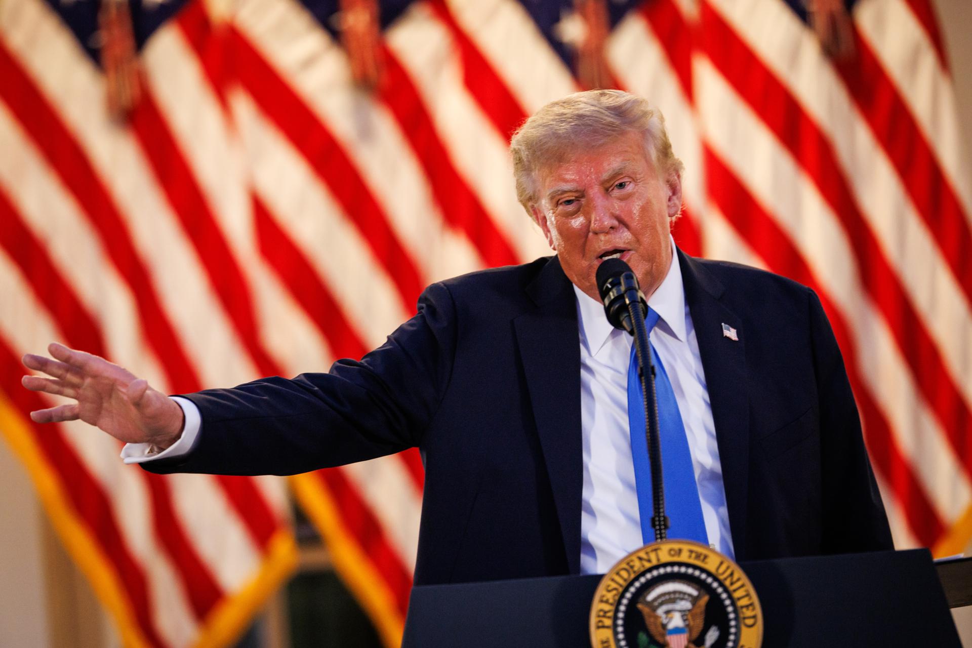 El presidente de EEUU, Donald Trump