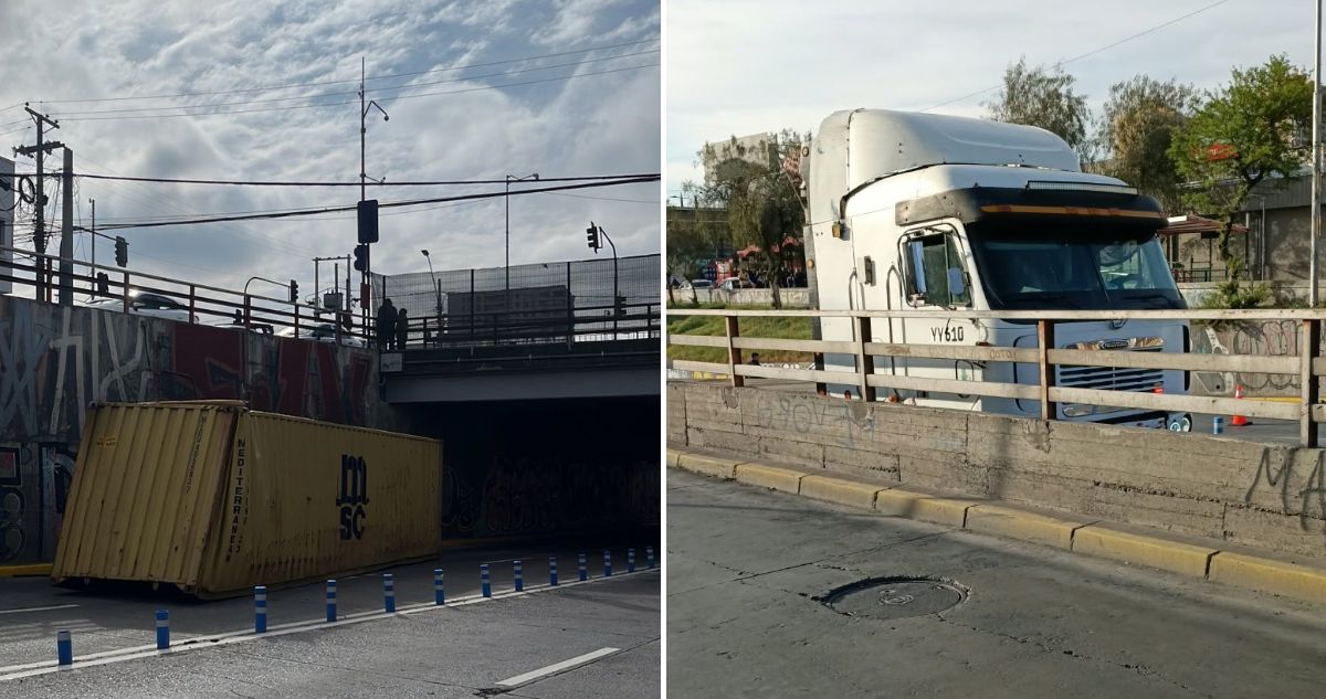 Duró una semana abierto: cierran paso bajo nivel de San Miguel tras nuevo accidente con camión