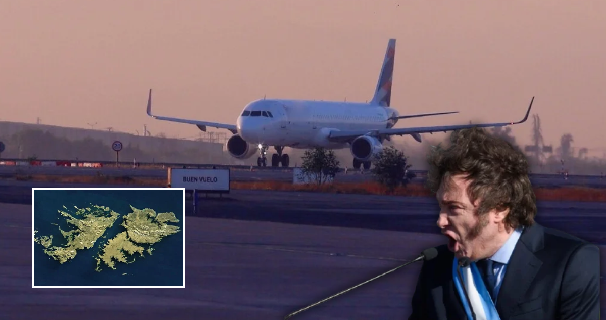 Milei anuncia acciones por vuelos Malvinas-Punta Arenas y da plazo a Reino Unido para frenar saqueo