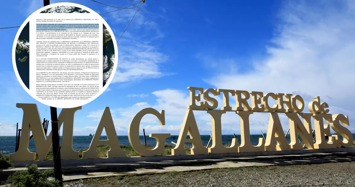 Decreto argentino. Estrecho de Magallanes.