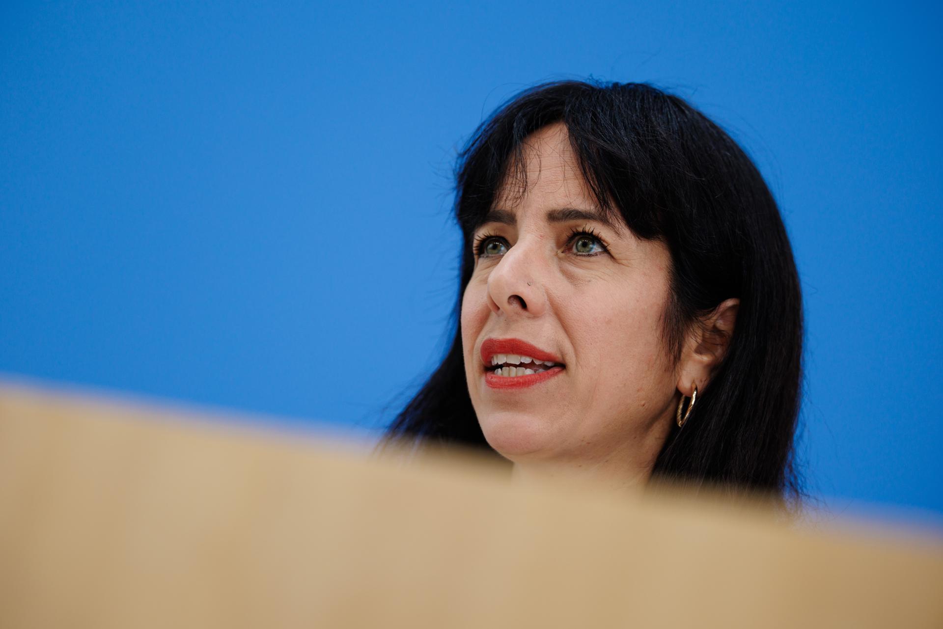 la candidata izquierdista a la alcaldía, Elif Eralp