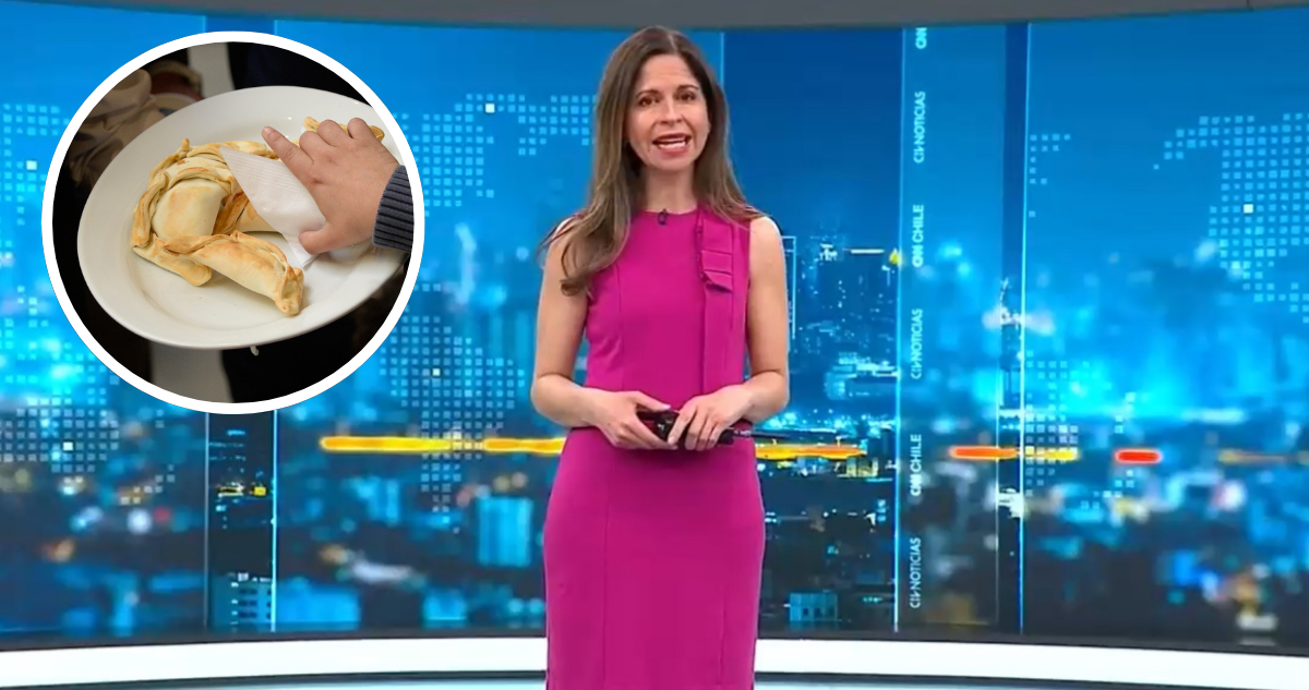 Karina Álvarez y empanadas