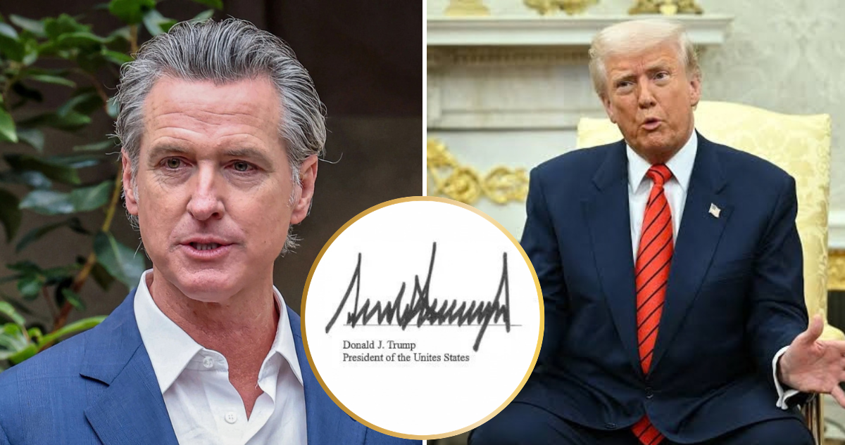 Error tipográfico en documento de Trump