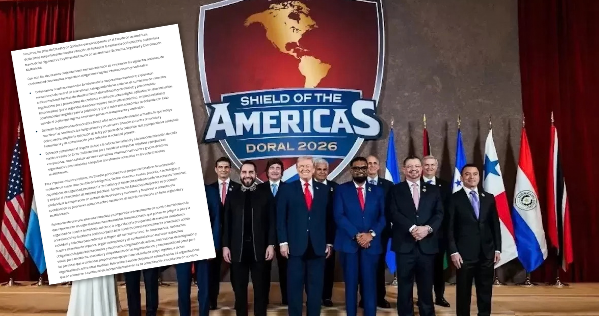 Escudo de las Américas: el documento completo que firmó Chile junto a otros 14 países
