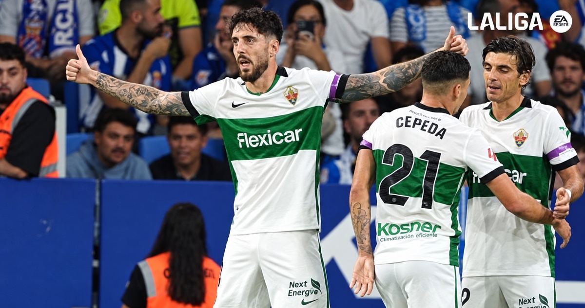 Elche superó al Espanyol con Lucas Cepeda protagonista