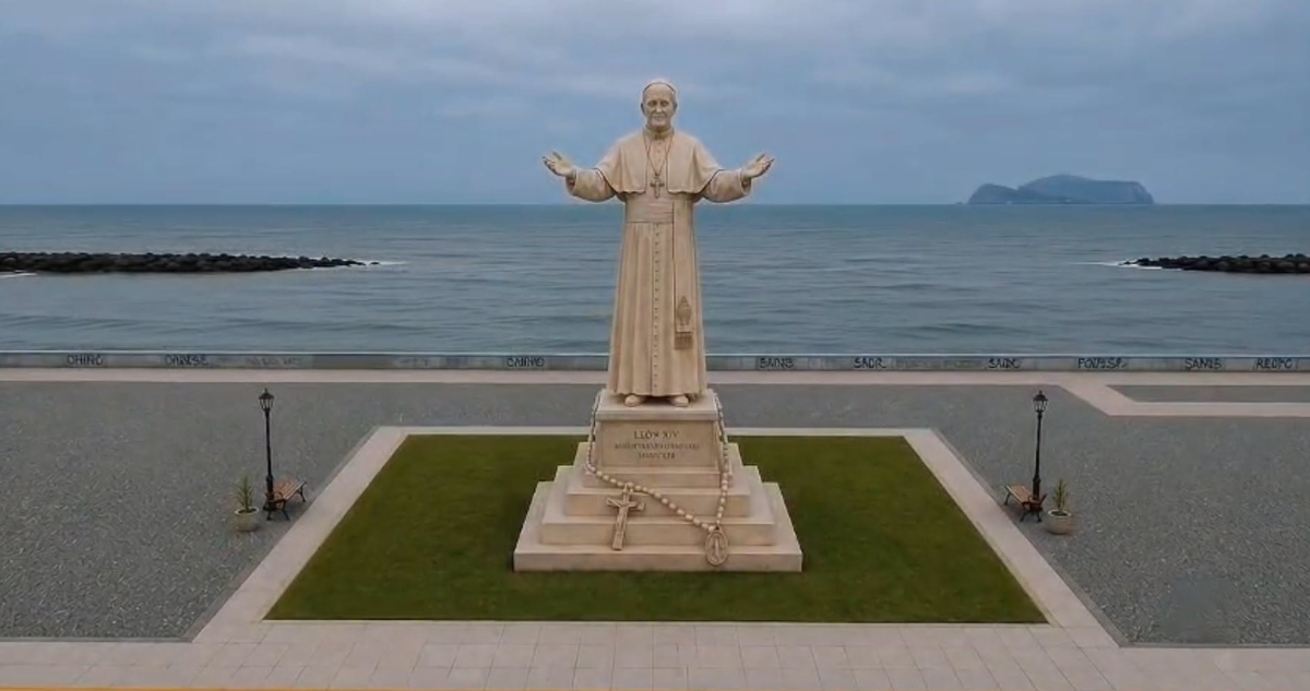 Medirá 14 metros: instalarán estatua de papa León XIV en Perú de cara a su visita de noviembre