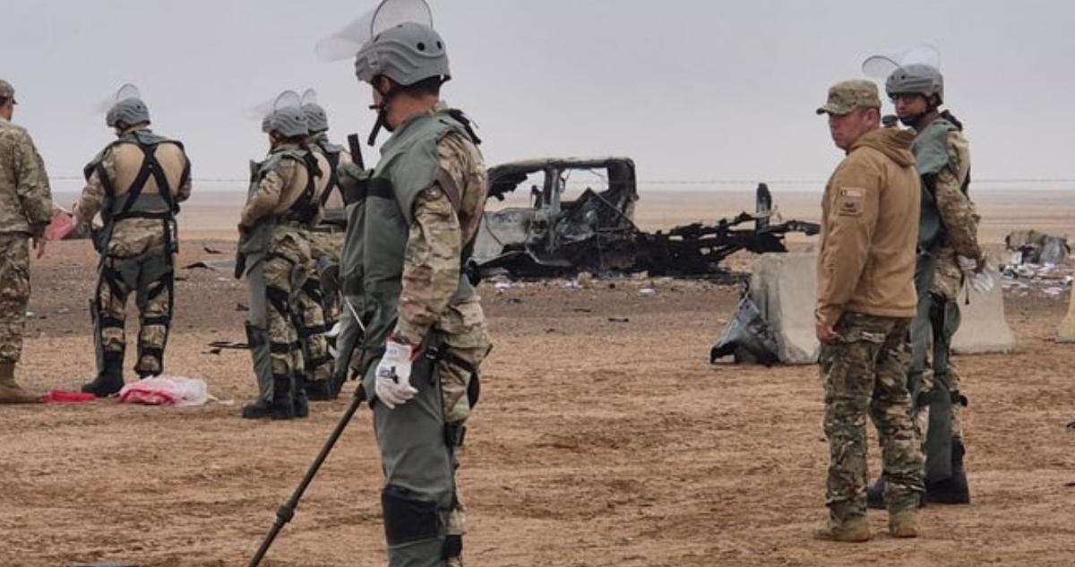 Minas antitanque en frontera de Chile con Perú