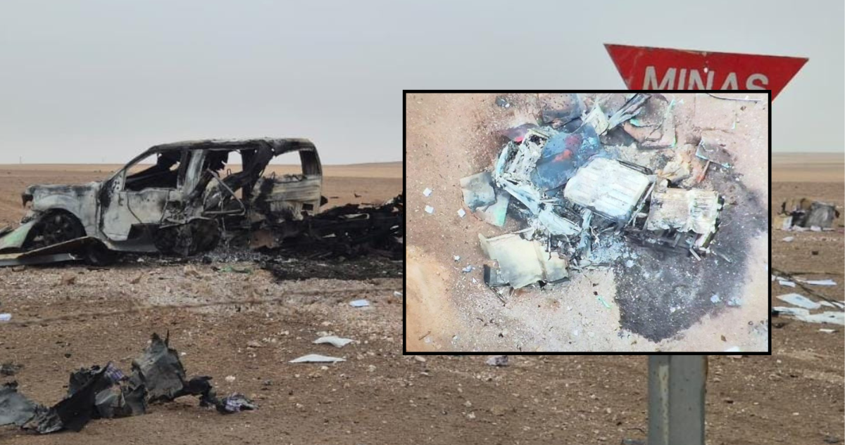 Explosión camioneta
