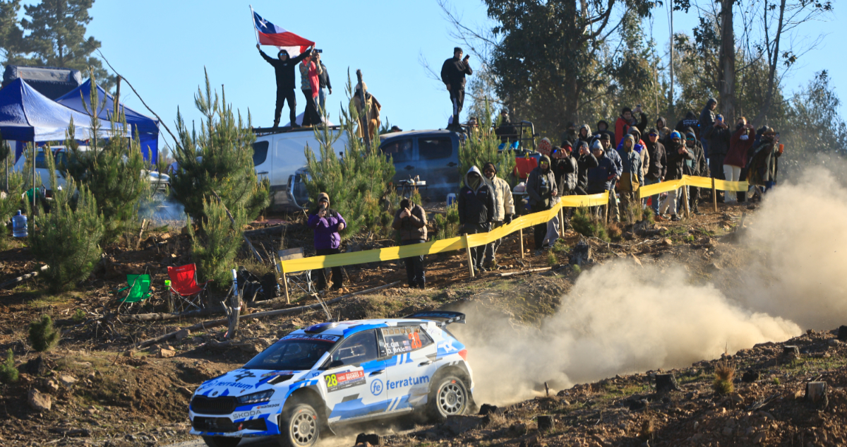 Fans chilenos en WRC Rally Chile Biobío 2026