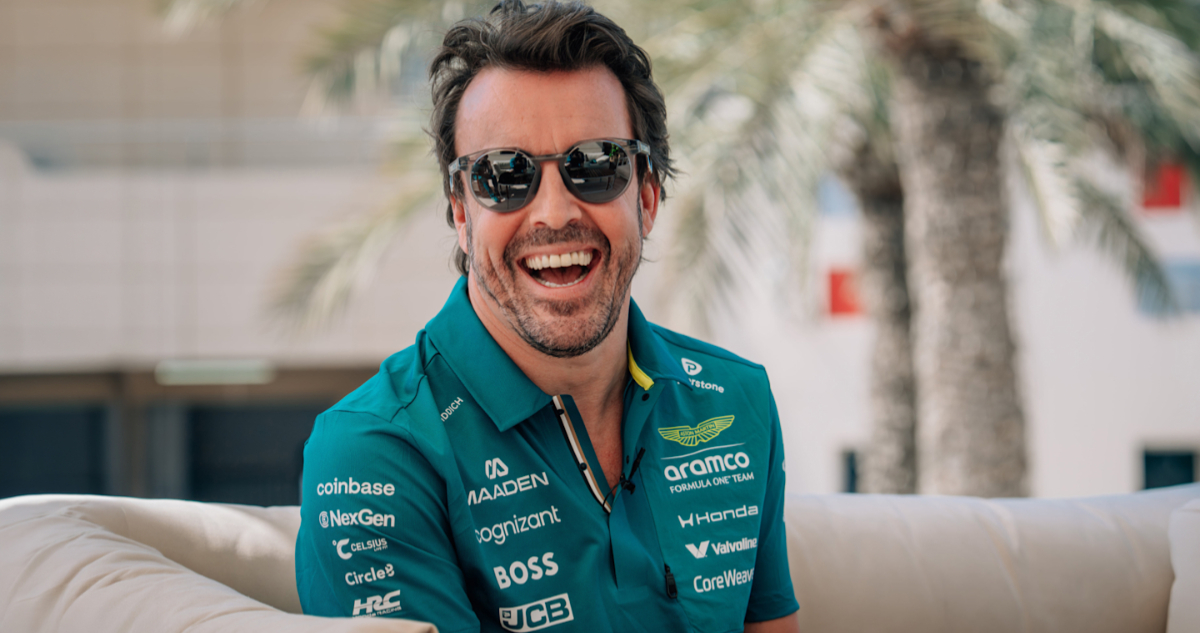 Fernando Alonso en Aston Martin