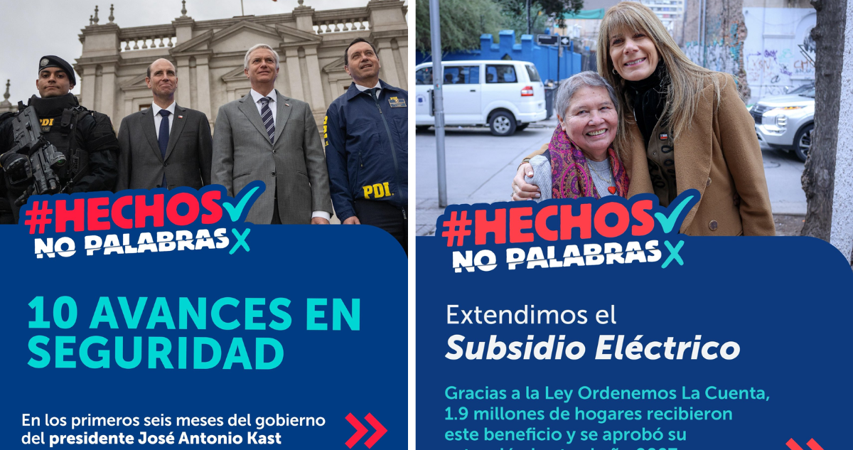 “Hechos, no palabras”: Gobierno inunda redes sociales con publicaciones para demostrar “avances”