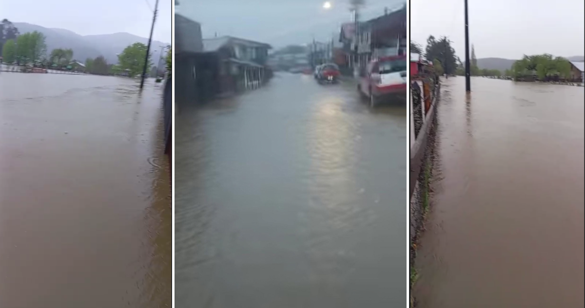 Desbordes en La Araucanía: piden evacuar zonas de Pucón y Curarrehue y evitar ríos en 4 comunas