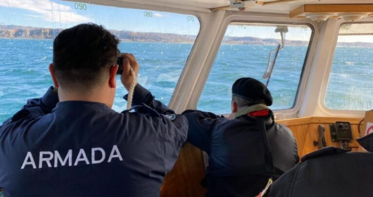 Hallan restos de lancha “Talymar” durante operativo de búsqueda de tripulantes en Magallanes