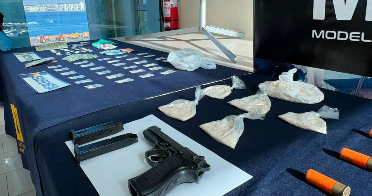 Operativo MT-0 en sector de Coquimbo deja 14 detenidos: incautan droga, arma y municiones