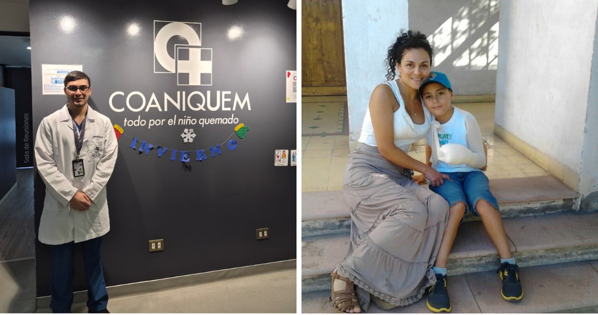 Joaquín, de paciente en Coaniquem a futuro médico: superó ocho cirugías a sufrir graves quemaduras