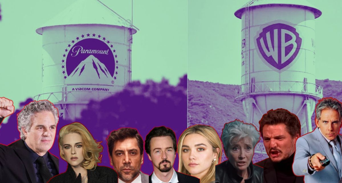 Las 3 razones de por qué todas estas estrellas de Hollywood repudian la fusión Paramount-Warner Bros