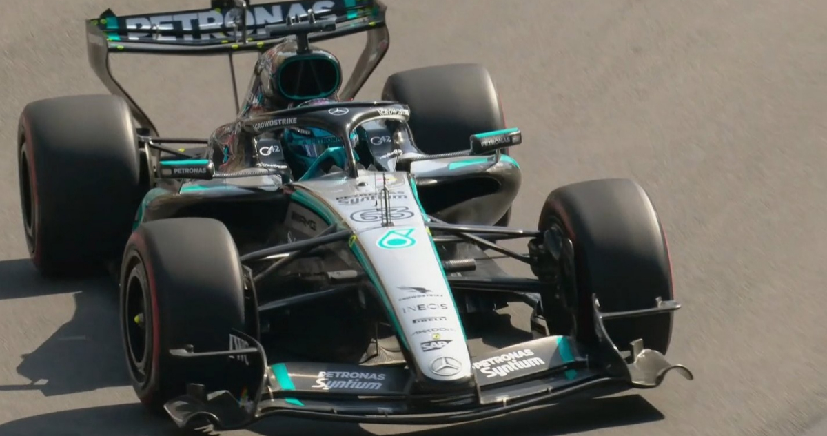 George Russell, FP2 Azerbaiyán
