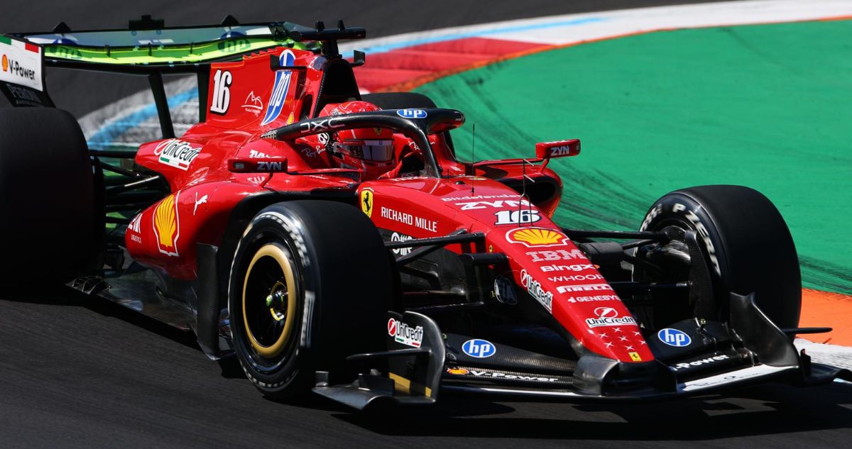 Charles Leclerc, el más rápido en primeros libres del GP de Italia