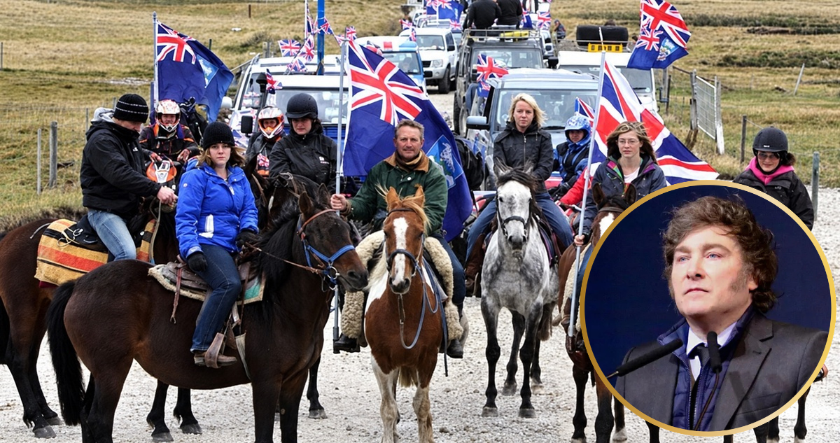 Habitantes de Malvinas/Falklands por presión de Milei