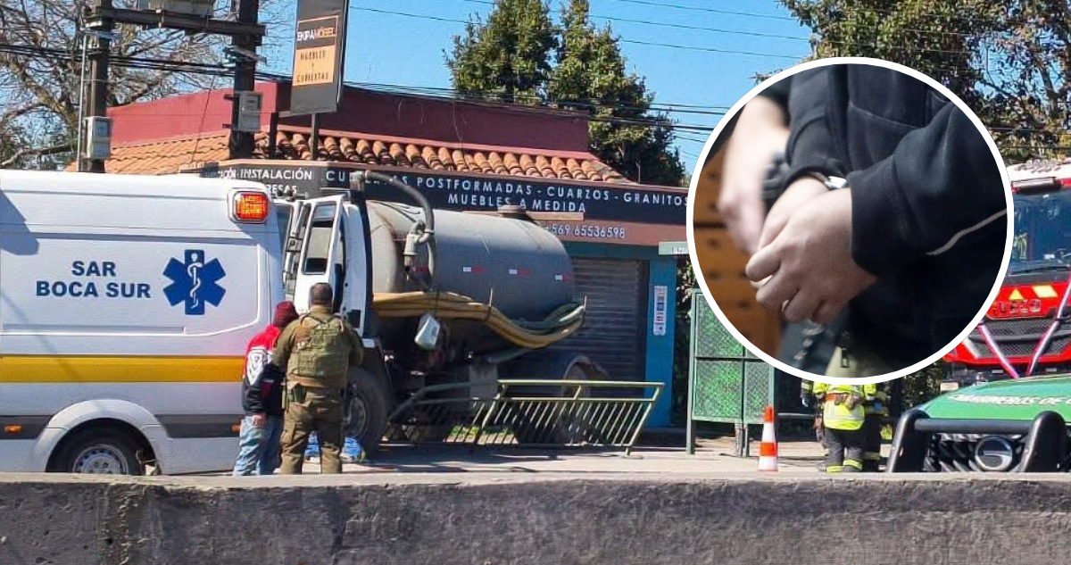Hijo de hombre que murió atropellado por camión en San Pedro de la Paz quedó detenido: él conducía